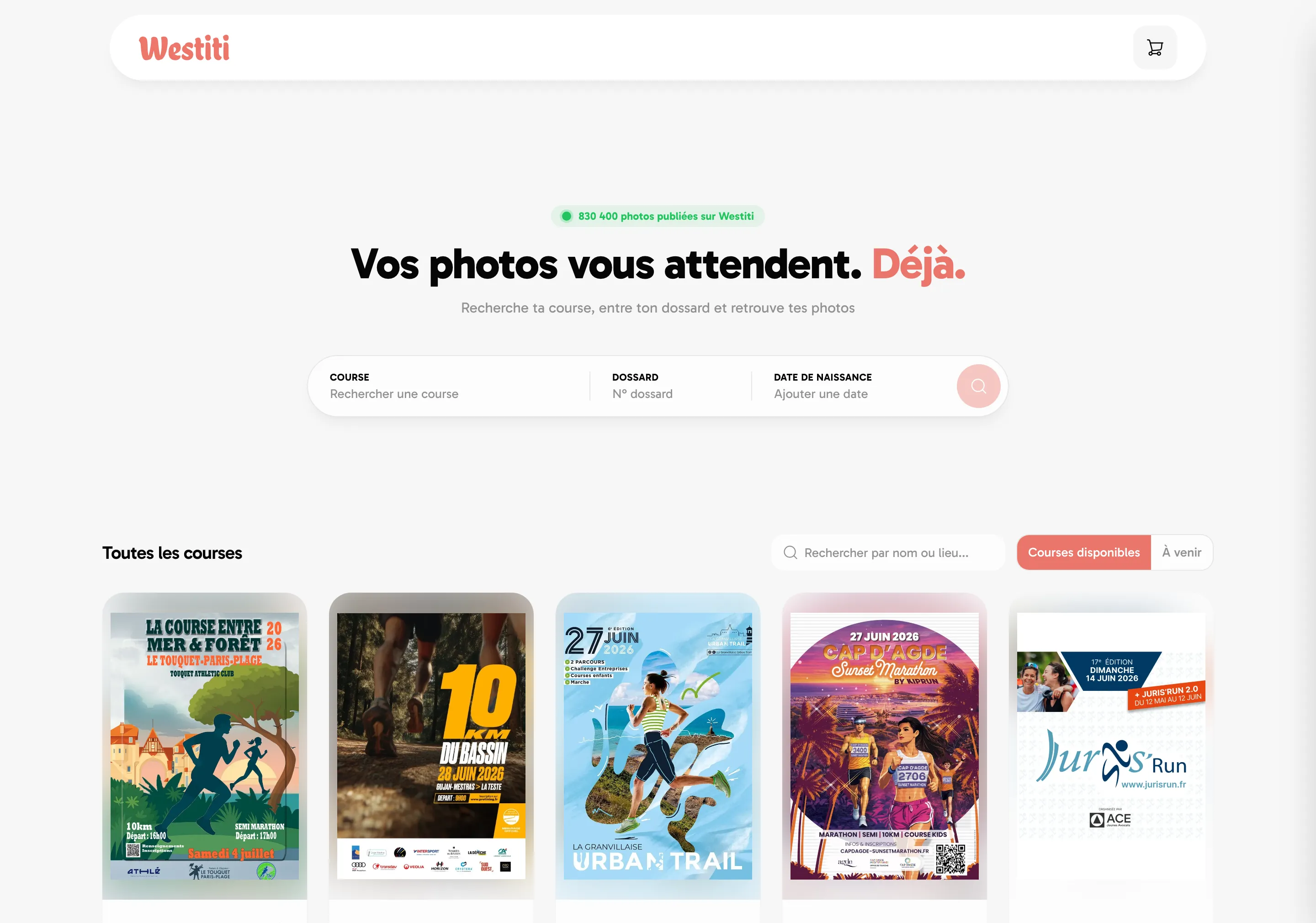 Site des coureurs - Westiti